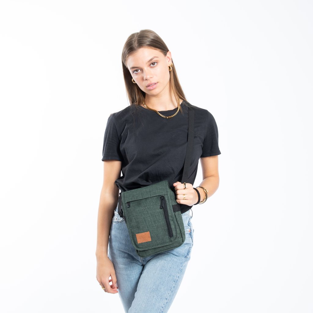 New Rebels ® Heaven Small Mit Überschlag Anthrazit IV | Umhängetasche