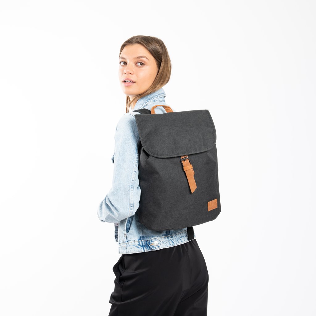 Heaven Small Flap Backpack Anthracite XIX