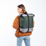 New Rebels New Rebels ® Creek Roll Top Rucksack Anthrazit/Orange VII