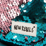 New Rebels Sequin Fanny Pack Soft Blue