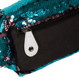 New Rebels® Sequin Buckle Waist Bag Soft Blue | Heuptasje