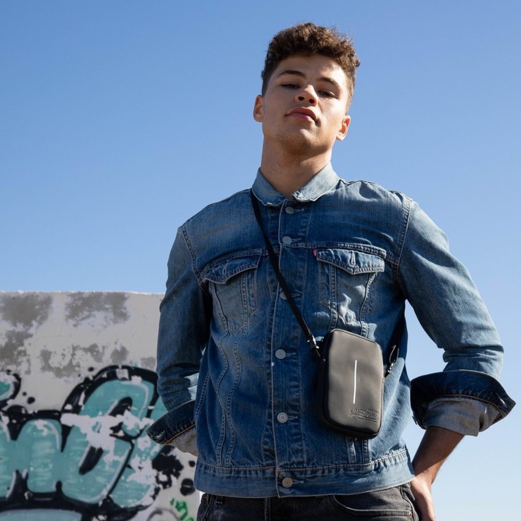 New Rebels New Rebels ® Mart - Water Repellent - Phone Pocket - Grey