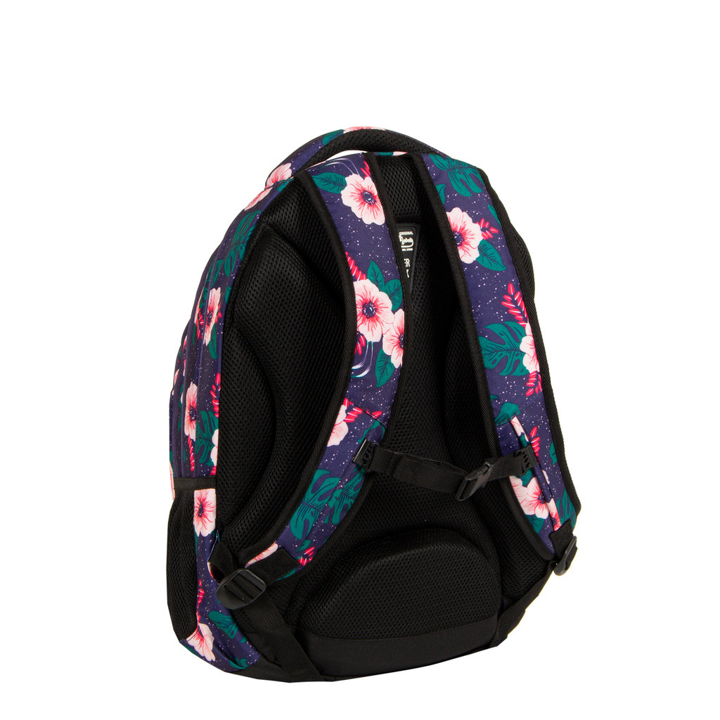 New Rebels ® BTS 4 schooltas met laptopvak flower print