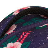 New Rebels ® BTS 4 schooltas met laptopvak flower print