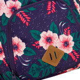 New Rebels ® BTS 3 schooltas met laptopvak flower print