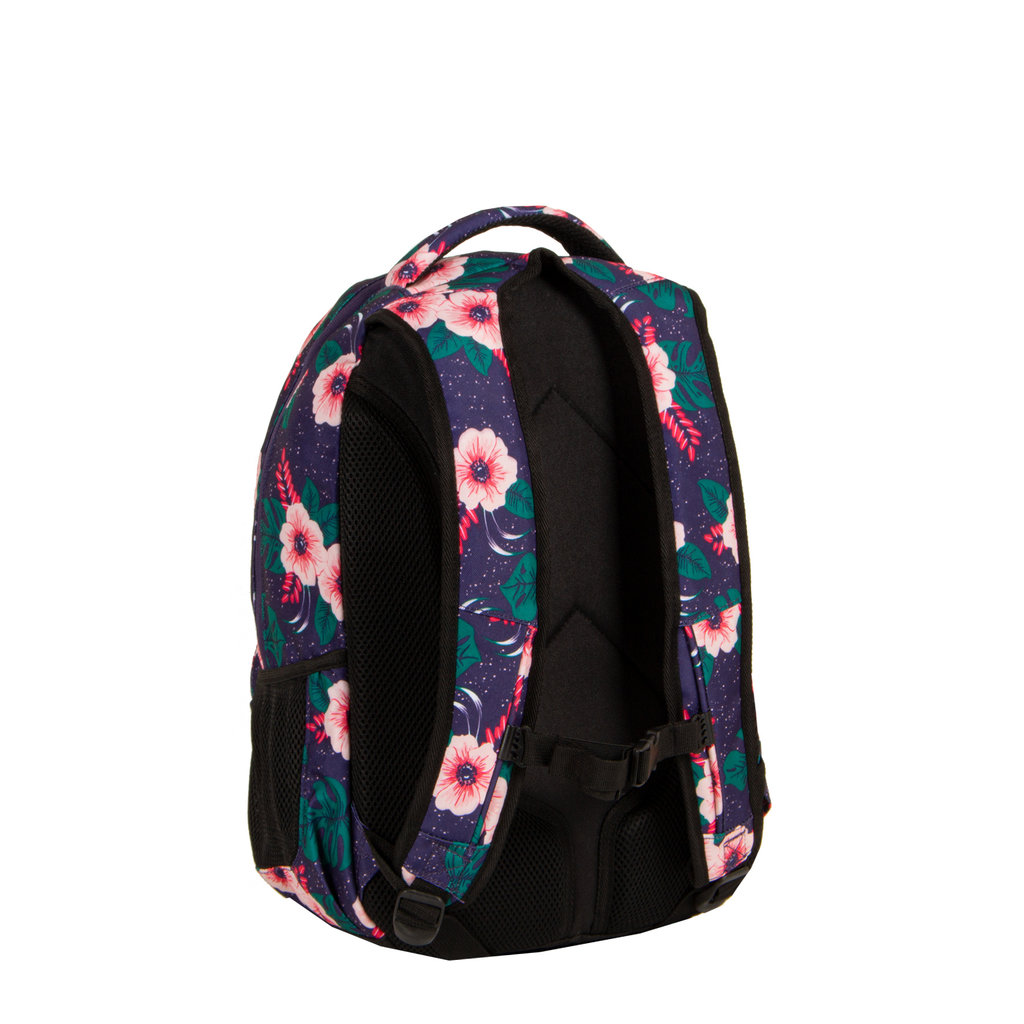 New Rebels ® BTS 3 schoolbag with laptop compartment flower print