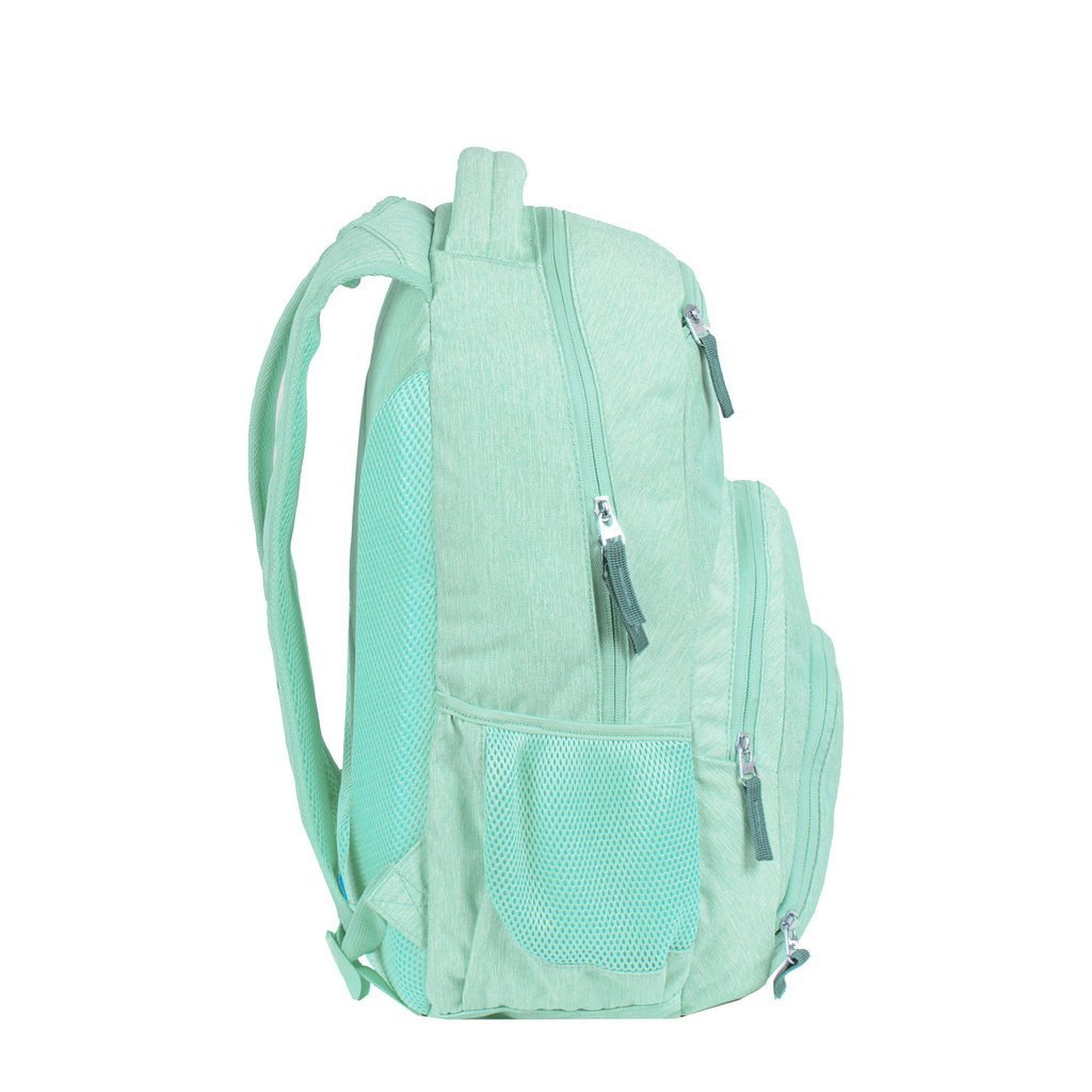 New Rebels ® BTS 3 - Laptoptas - Schooltas - Rugzak - Soft Mint