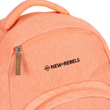 New Rebels ® BTS 3 schoolbag with laptop compartment soft Pink