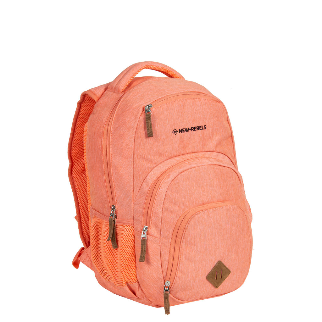 New Rebels ® BTS 3 schooltas met laptopvak soft Pink