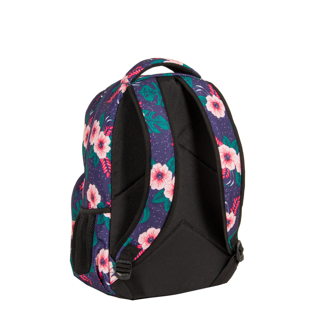 New Rebels ® BTS 2 schoolbag with laptop compartment flower print