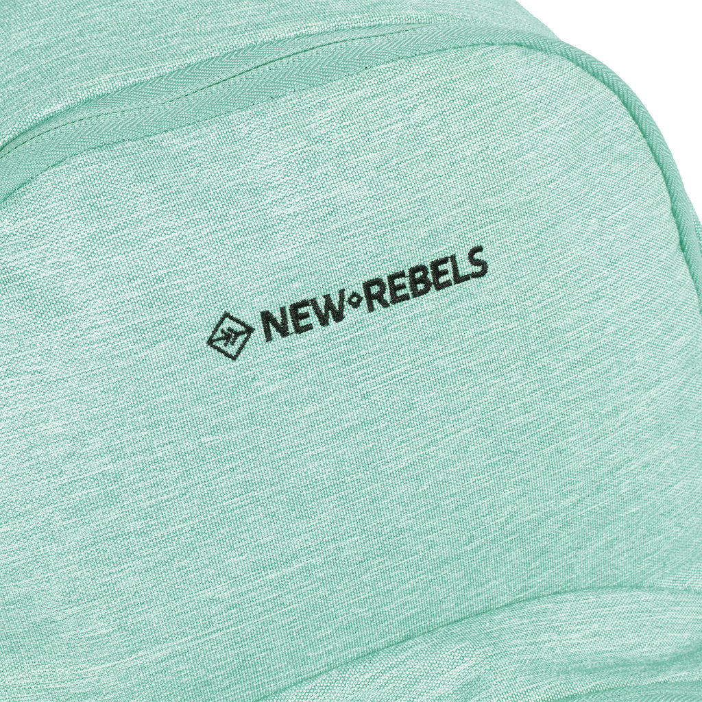 New Rebels New Rebels BTS 2 schoolbag with 15,6 laptop compartment soft mint