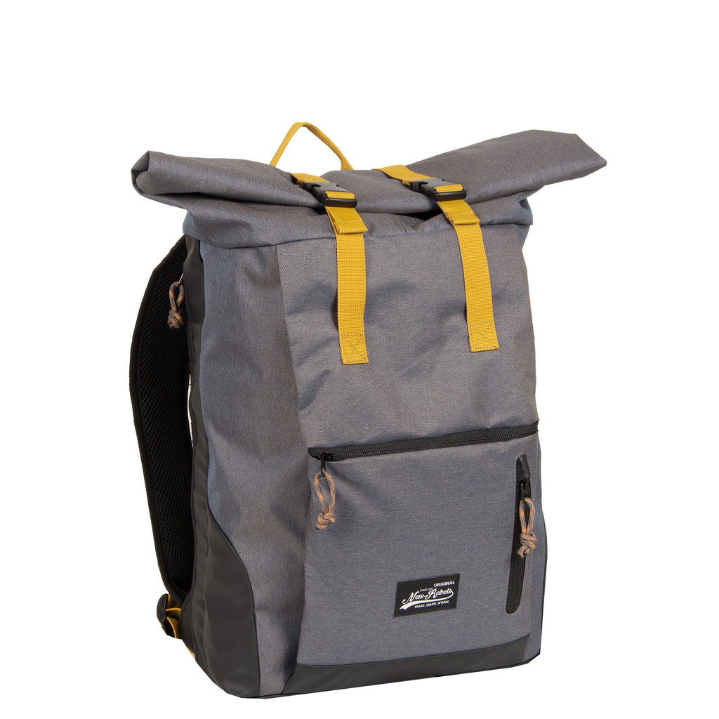 New-Rebels® Jack Roll Top Backpack Anthracite