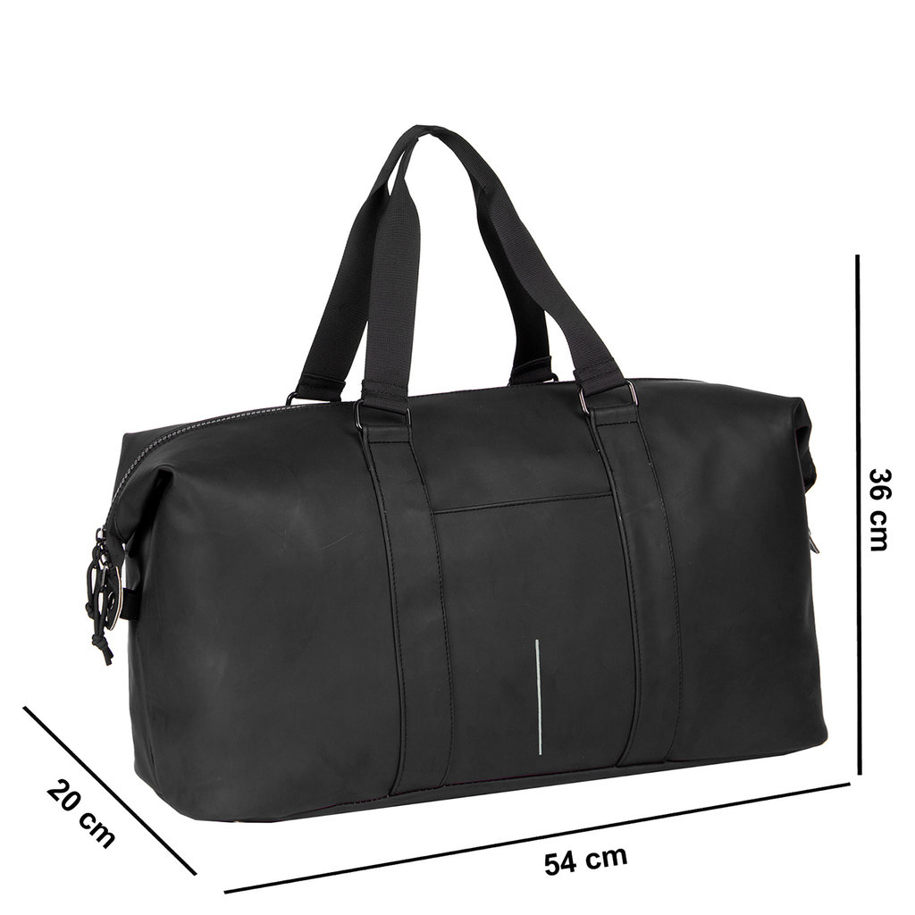 New Rebels New Rebels Mart Pittsburg Schwarz 39L Weekender Reisetasche Wasserabweisend