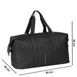 New Rebels New Rebels Mart Pittsburg Schwarz 39L Weekender Reisetasche Wasserabweisend