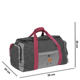 New Rebels New Rebels ® Wodz Sports Bag Anthracite/Grey Medium V | Weekendtas | Sporttas