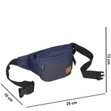 New Rebels® Creek Waist Bag Shadow Blue/Anthracite VIII