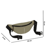 New Rebels ® Mart - Waterafstotend - Fanny Pack - Heuptas - Taupe