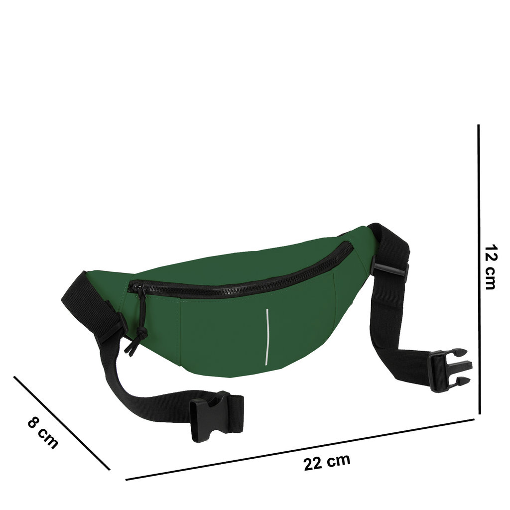 New Rebels ® Mart - Waterafstotend - Fanny Pack - Heuptas - Donker Groen