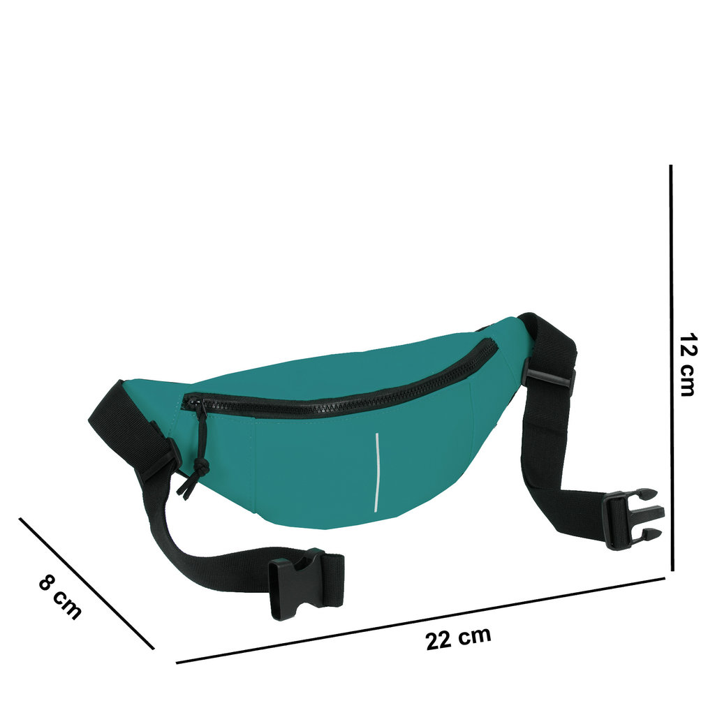 New Rebels ® Mart - Water Repellent -  Fanny pack - Petrol