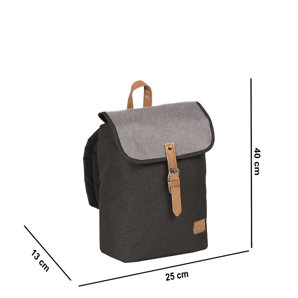 New Rebels® Creek Small Flap Backpack Black IV | Rugtas | Rugzak