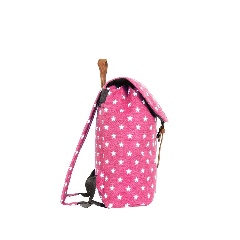 New-Rebels® star small flap backpack soft pink