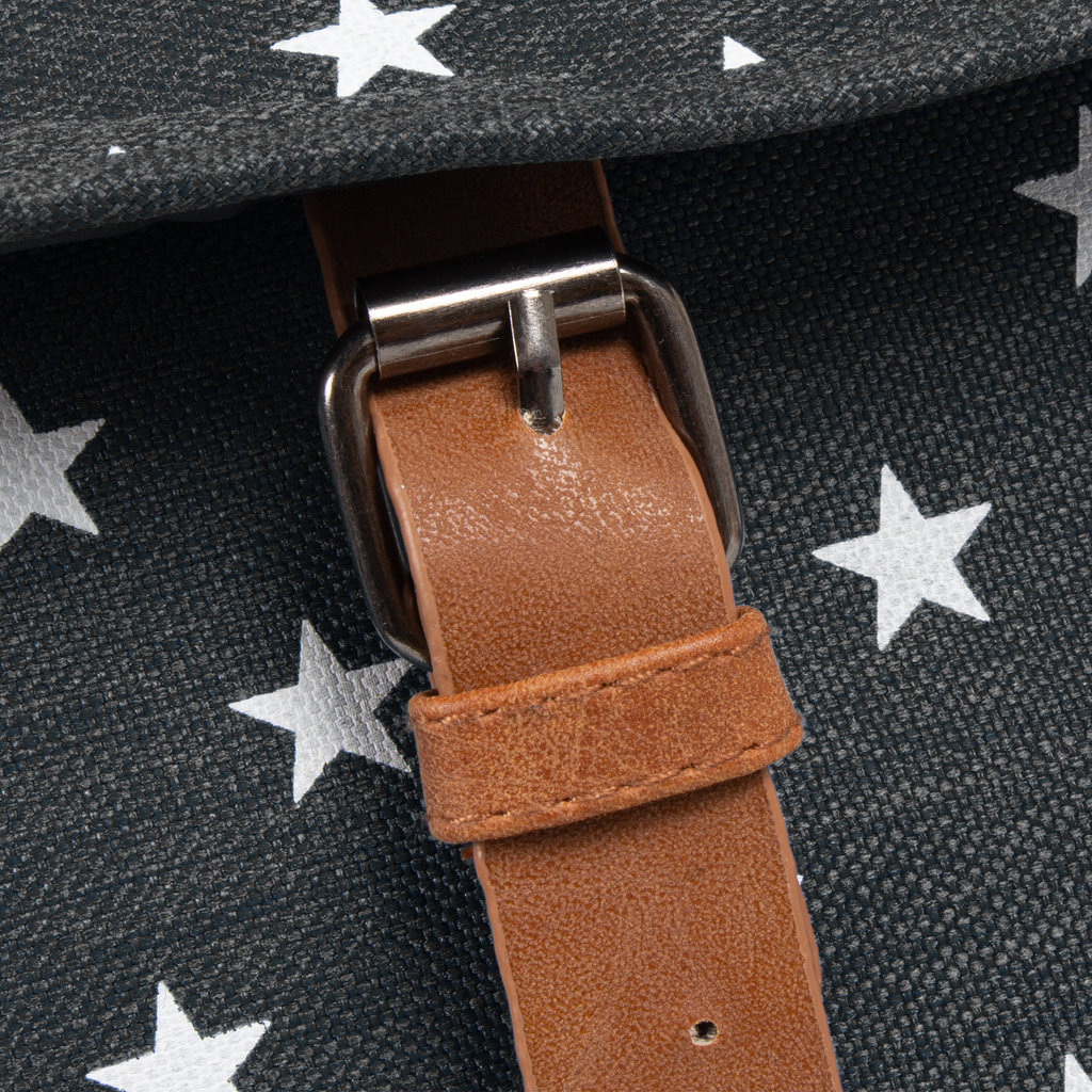 New Rebels ® Star small flap Rugtas Zwart