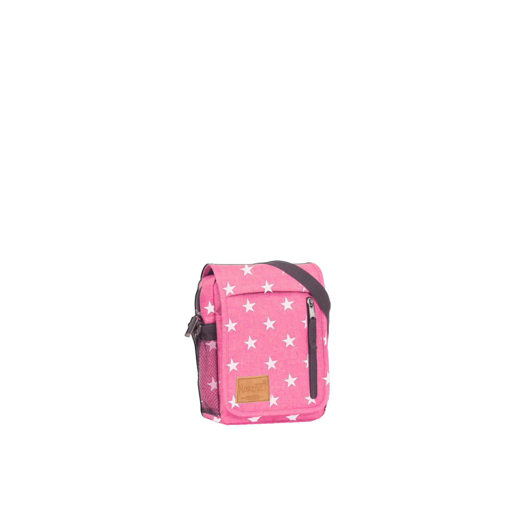 New Rebels ® Star range small flap soft pink with stars