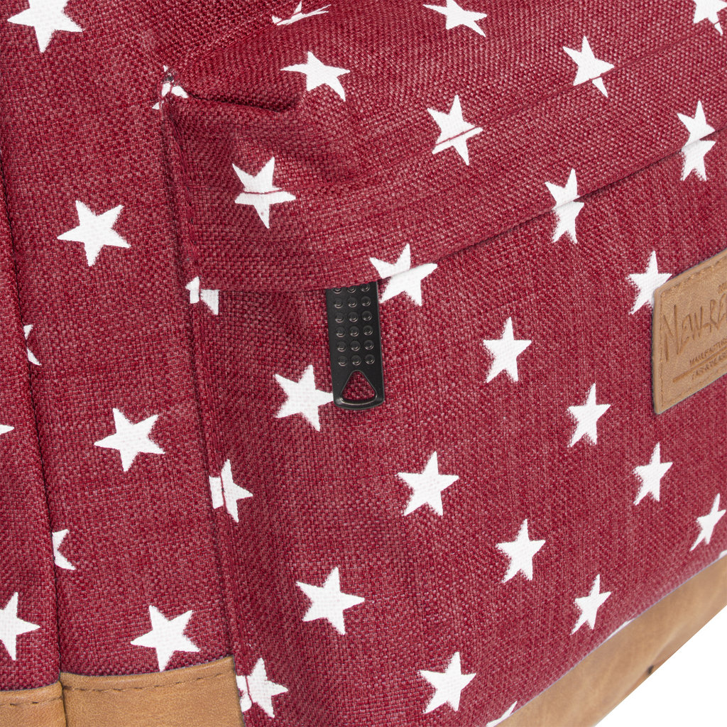 New Rebels ® Star Range - Rucksack - Stars - Burgundy