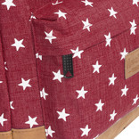 New Rebels ® Star Range - Rugtas - Rugzak - Stars - Burgundy