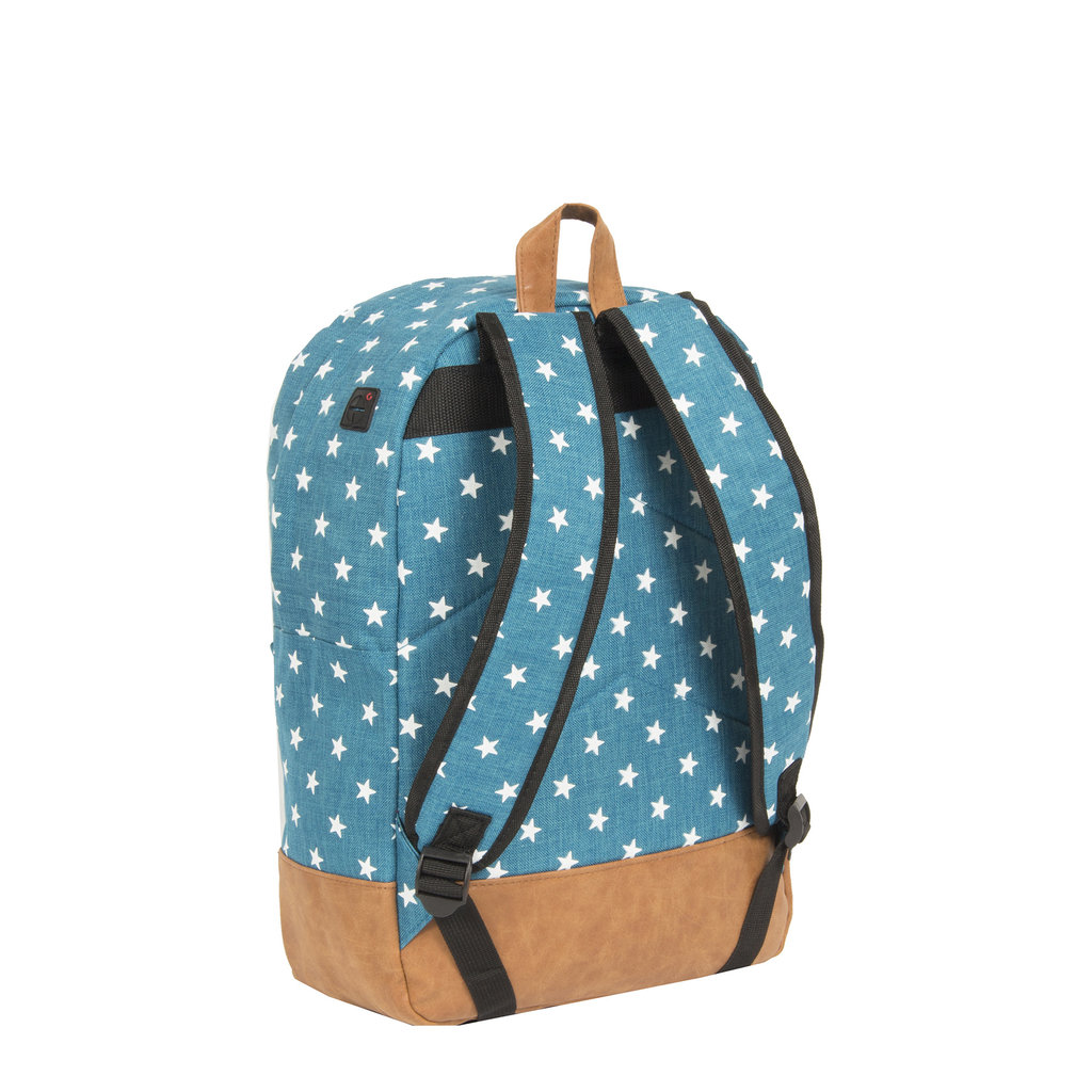 New Rebels New Rebels ® Star Range - Rugzak - Rugtas - Stars - Blauw