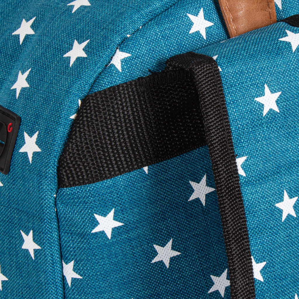 New Rebels ® Star Range - Rucksack - Stars - Blau