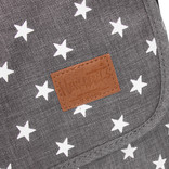 New Rebels ®  Star26 - Medium A5 Umhängetasche Mit Überschlag - Mit Stars - Anthrazit