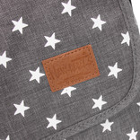 New Rebels ® Star26 - Medium Shoulderbag  A5 - Crossbodybag met flap - with stars - Anthracite