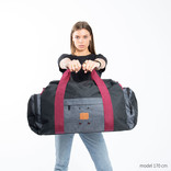 New Rebels New Rebels ® Wodz Sports Bag Anthracite/Grey Medium V | Weekendtas | Sporttas
