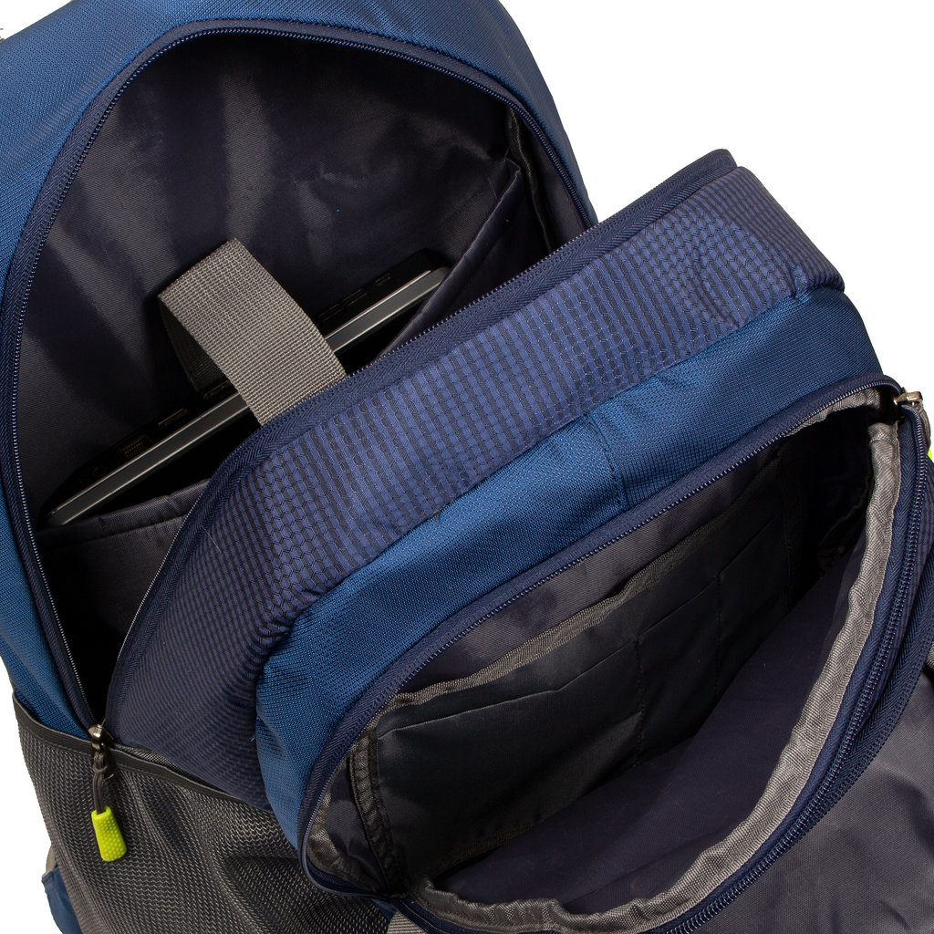 New Rebels ® Kinley - Rugtas - Schooltas - Vrijetijdstas - 35 Liter - Nylon - Navy Blauw