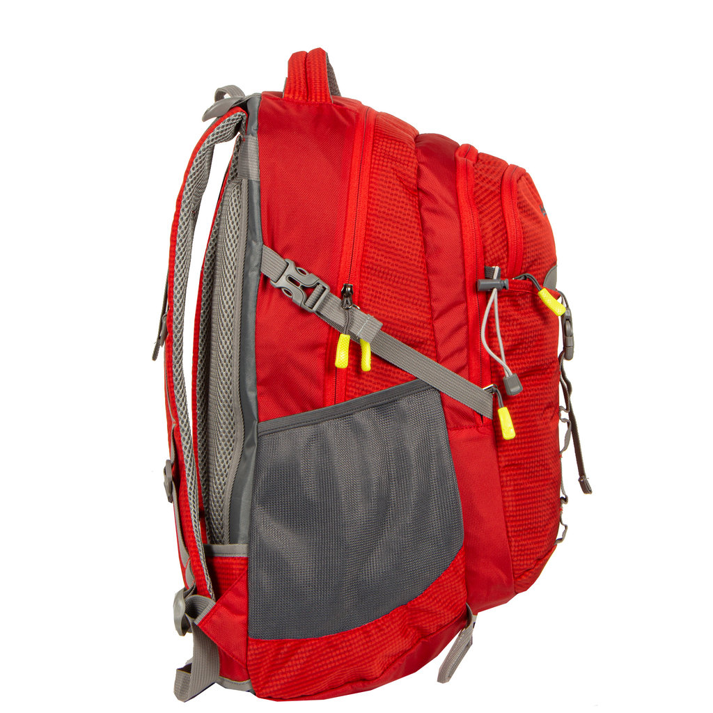 New Rebels New Rebels ® Kinley - Rugtas - Schooltas - Vrijetijdstas - 48 Liter - Nylon - Rood