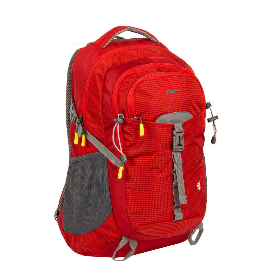 New Rebels New Rebels ® Kinley - Rugtas - Schooltas - Vrijetijdstas - 48 Liter - Nylon - Rood