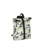 New Rebels New Rebels Mart Los Angeles Camouflage Mint 7L Rolltop Rucksack Wasserabweisend