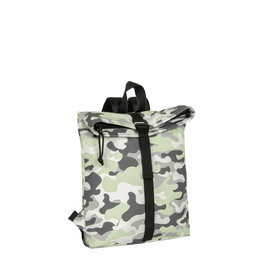 New Rebels Mart Los Angeles Camouflage Mint 7L Rolltop Rucksack Wasserabweisend