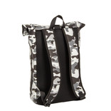 New Rebels Mart New York Camouflage Army 19L Rucksack Rolltop Wasserabweisend Laptop 15.6