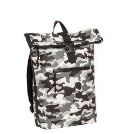 New Rebels New Rebels Mart New York Camouflage Army 21L Rugtas Rolltop Waterafstotend Laptop 15.6"