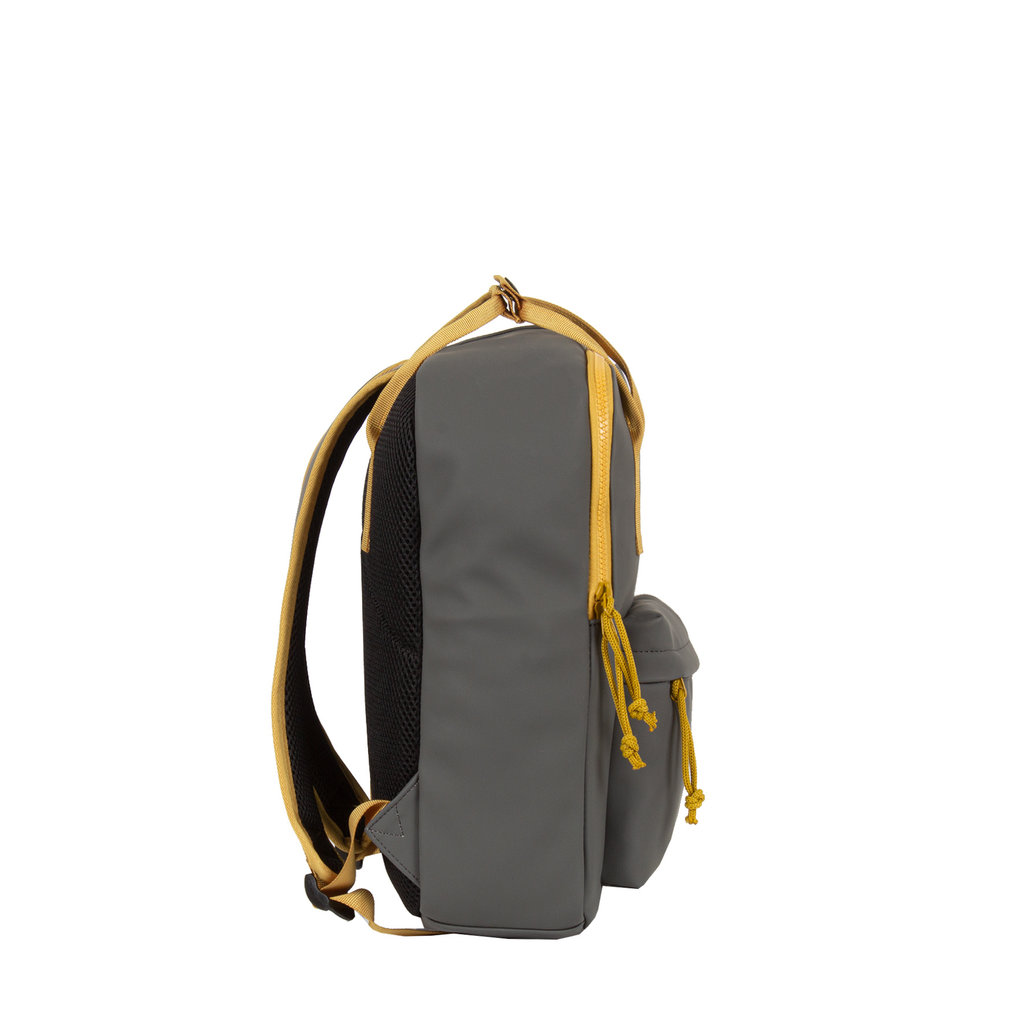 New Rebels New Rebels ® Tim - Backpack - Water-resistant - Anthracite/Yellow  IV