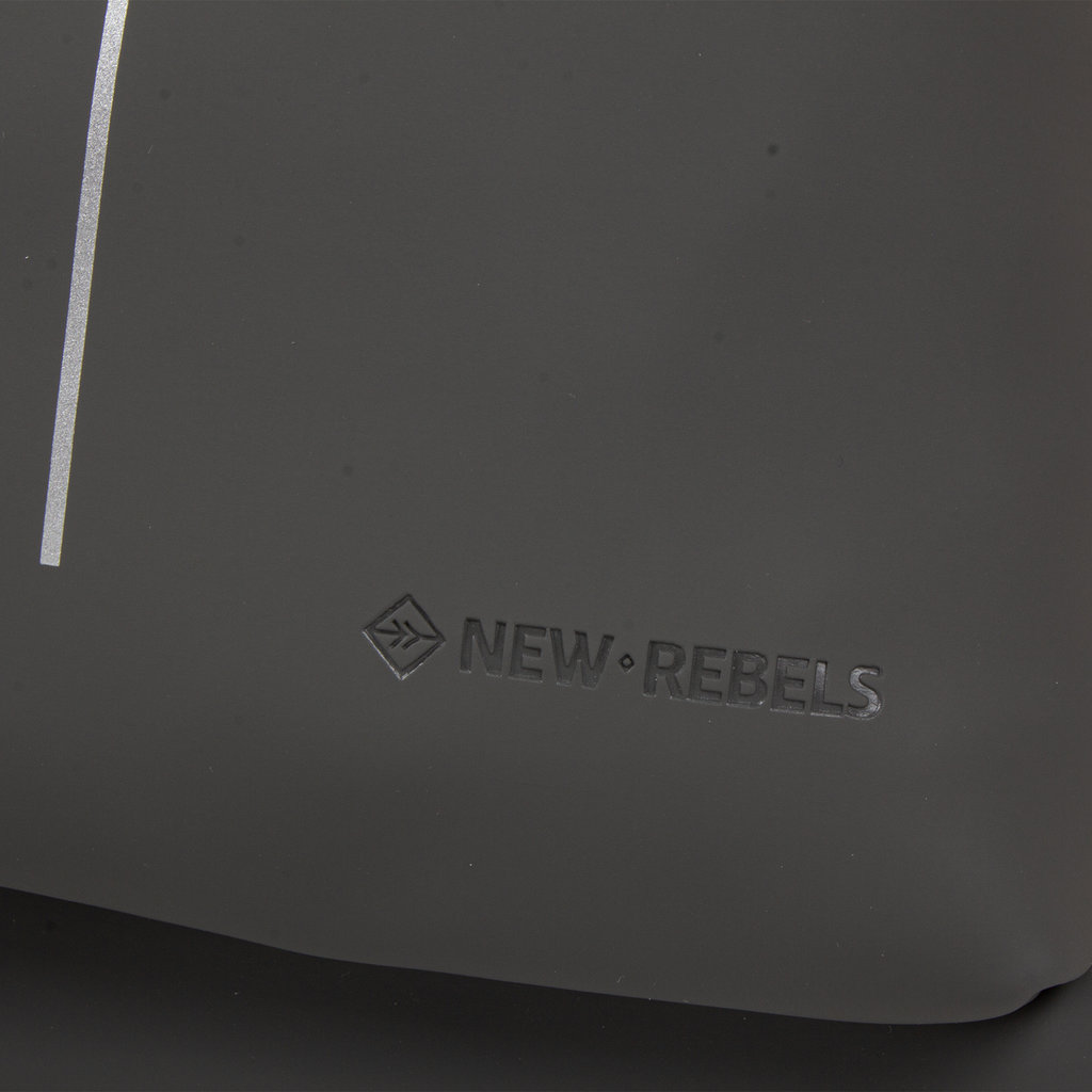 New Rebels New Rebels ® Tim - Backpack - Water-resistant - Anthracite/Yellow  IV
