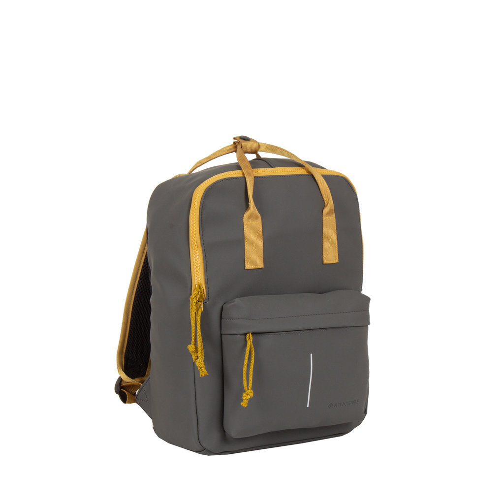 New Rebels ® Tim - Backpack - Water-resistant - Anthracite/Yellow  IV