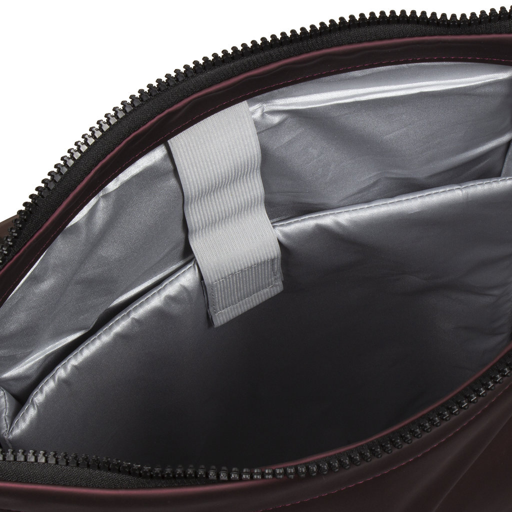 New Rebels New Rebels Mart New York Metallic Burgundy 21L Rucksack Rolltop Wasserabweisend Laptop 15.6"