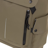 New Rebels New Rebels ® Mart - PU - Laptop - Backpack - Water-resistant - Olive New Rebels New Rebels ® Mart - PU - Laptop - Backpack - Water-resistant - Olive