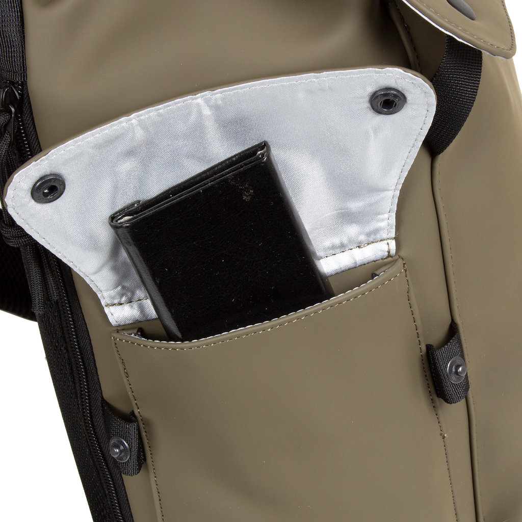 New Rebels New Rebels ® Mart - Pu - Laptop - Rucksack - Wasserfest - OlIVgrün