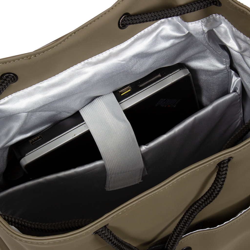 New Rebels New Rebels ® Mart - Pu - Laptop - Rucksack - Wasserfest - OlIVgrün