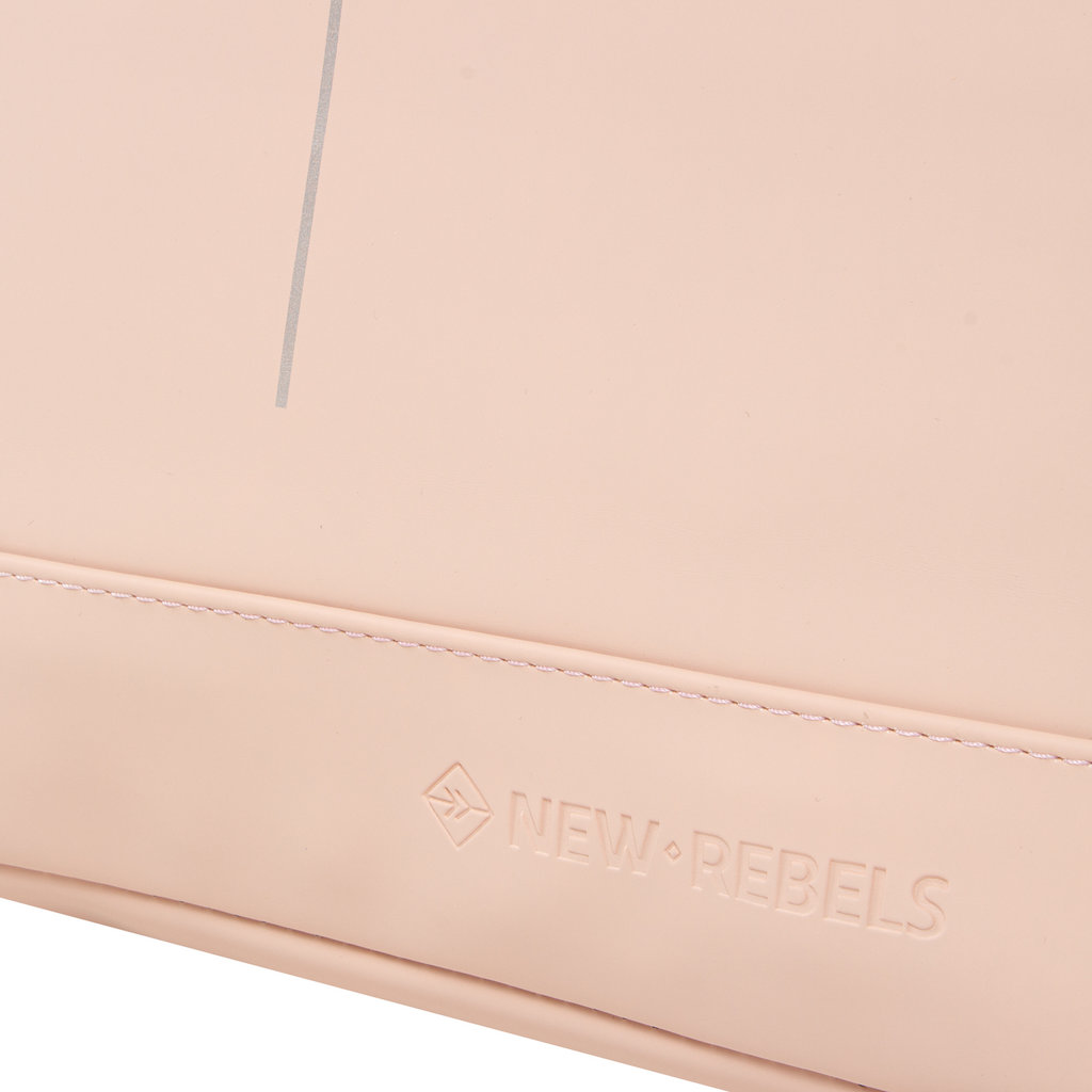 New Rebels New Rebels ® Mart - Top Zip - Waterafstotend -  Rugtas - Laptoptas 13,3 Inch. - Shopper - Zacht Roze