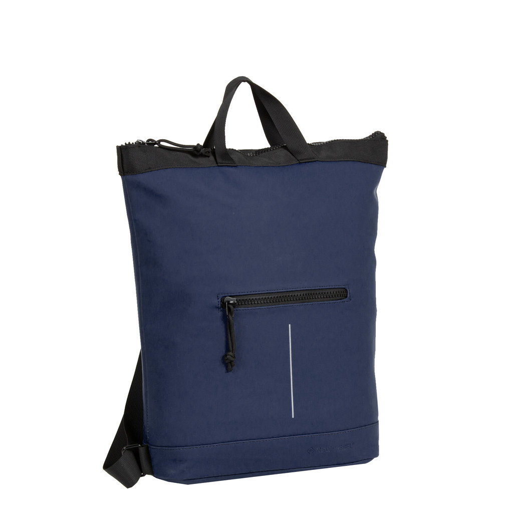New Rebels ® Mart - Top Zip - Water-resistant -  Backpack - Laptop bag 13,3 Inch. - Shopper - Navy Blue